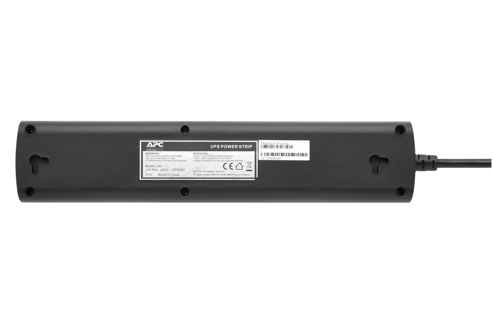 APC UPS Power Strip Steckdosenleiste 4fach (Rack montierbar/IEC C14) PZ42IZ-GR