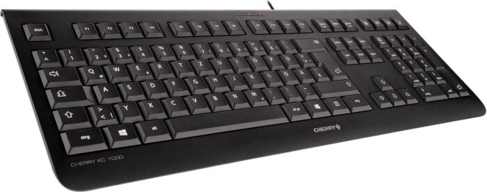 Cherry KC 1000 Keyboard USB schwarz US-Layout