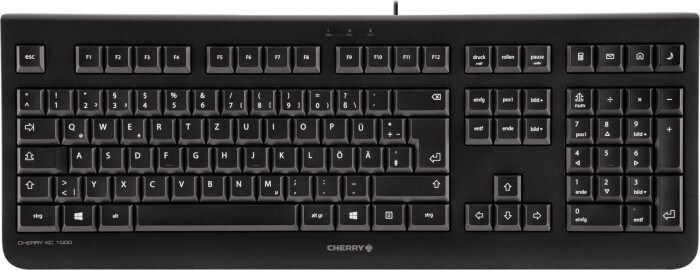 Cherry KC 1000 Keyboard USB schwarz US-Layout