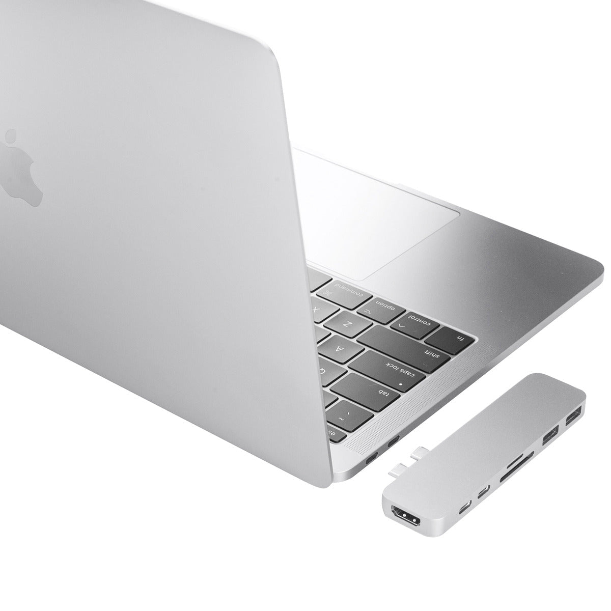 Hyper DUO 7-in-2 MacBook Pro Hub Silber