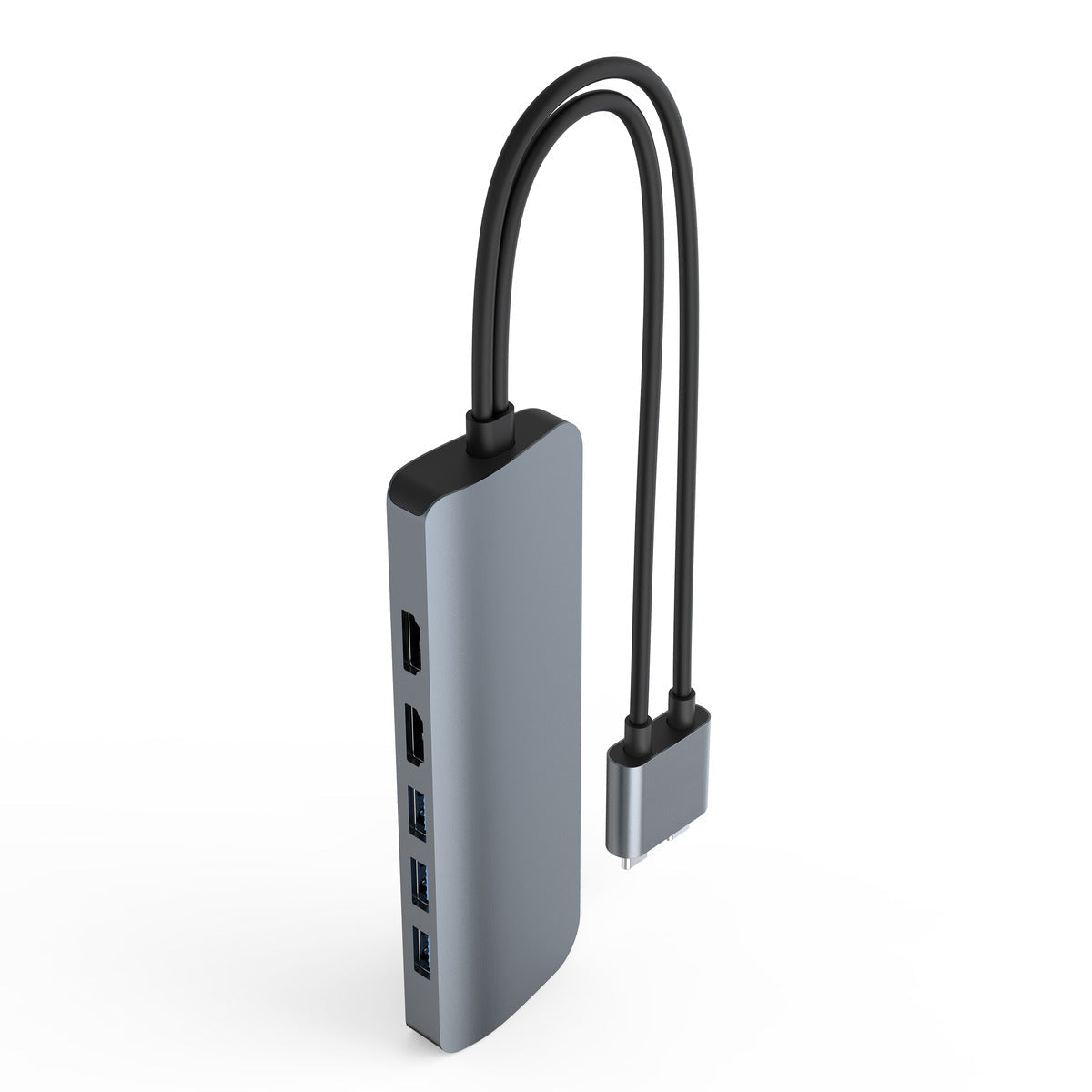 Hyper Viper 10-in-2 USB-C Hub Grau