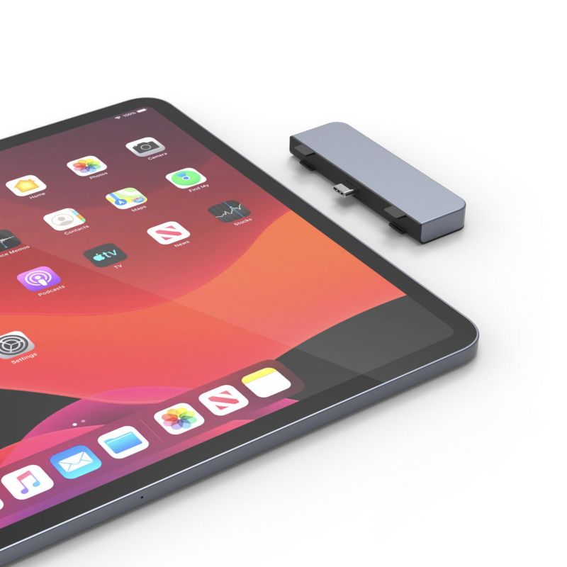 Hyper Drive 4-in-1 USB-C Hub für iPad Pro Grau