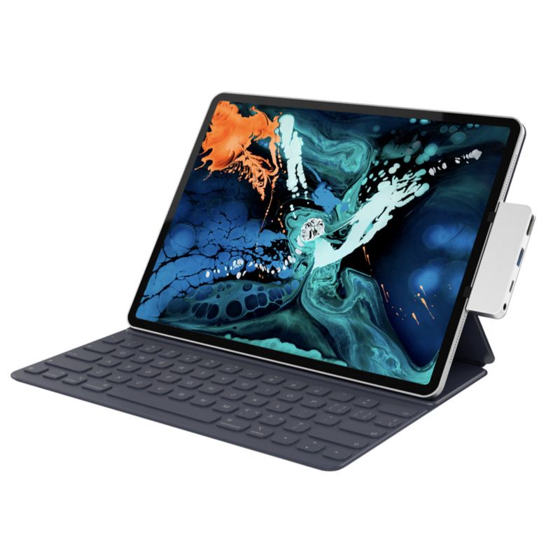 Hyper Drive 4-in-1 USB-C Hub für iPad Pro Silber