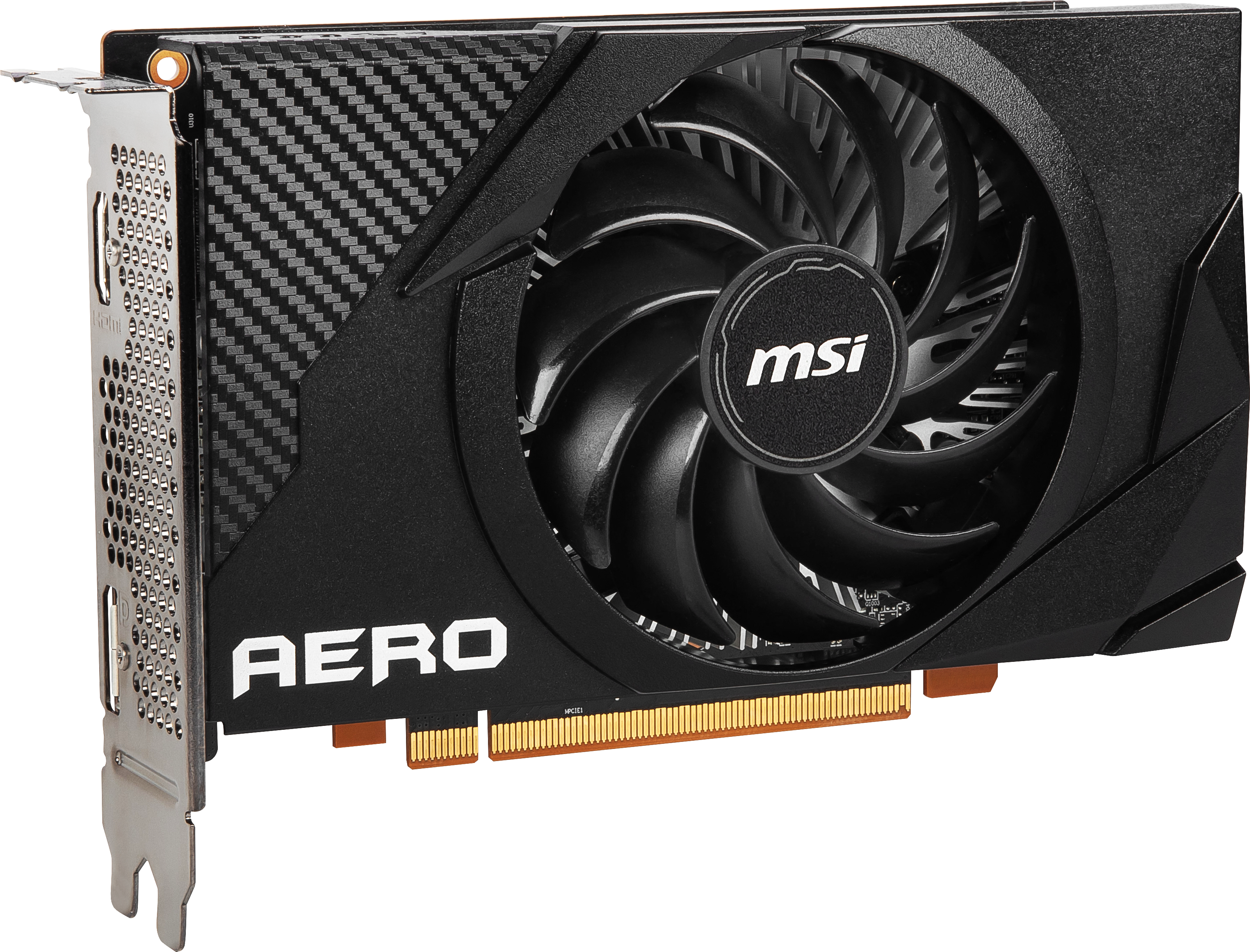 MSI AMD Radeon RX 6400 AERO ITX 4GB GDDR6 Grafikkarte DP/HDMI