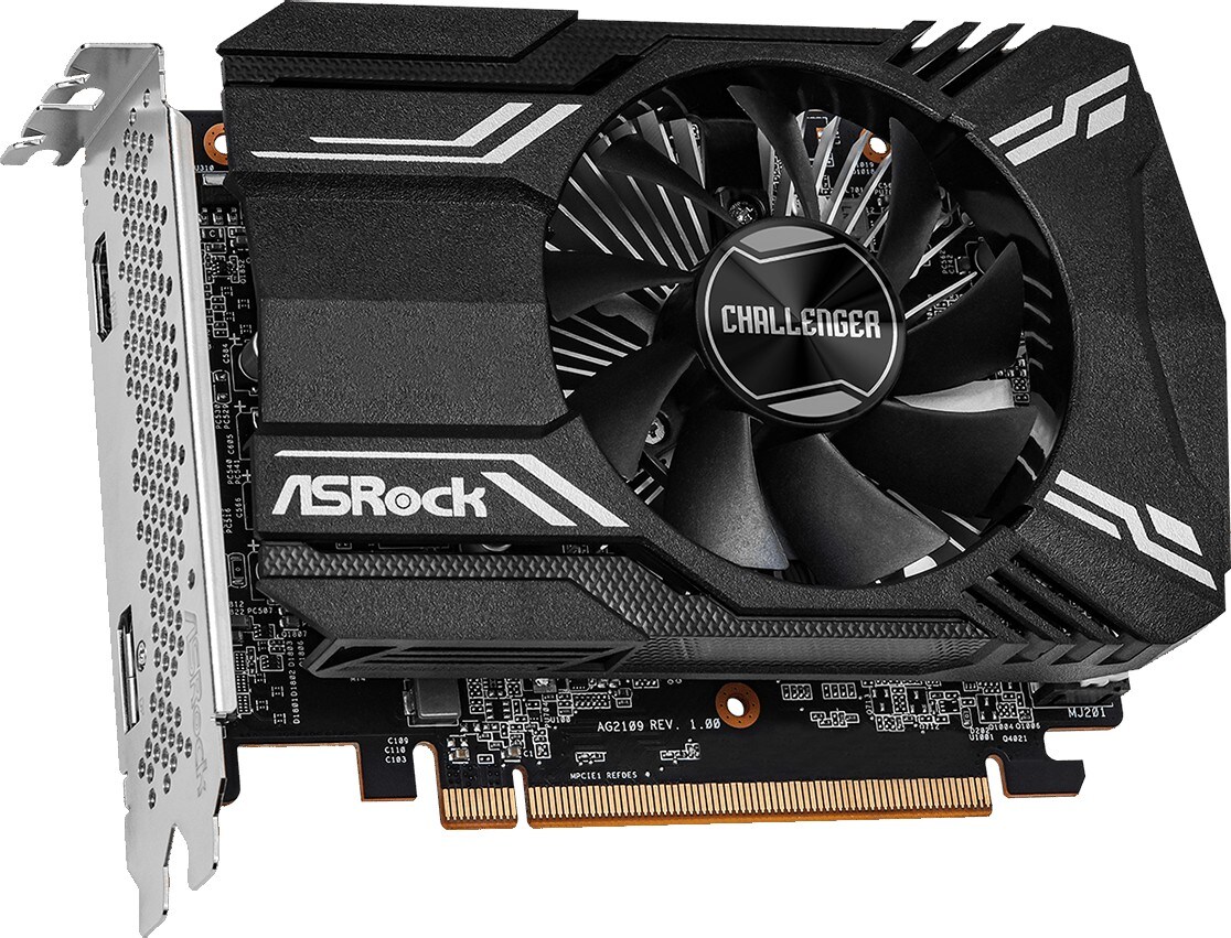 ASROCK AMD Radeon RX 6400 Challenger ITX Grafikkarte 4GB GDDR6 HDMI/DP