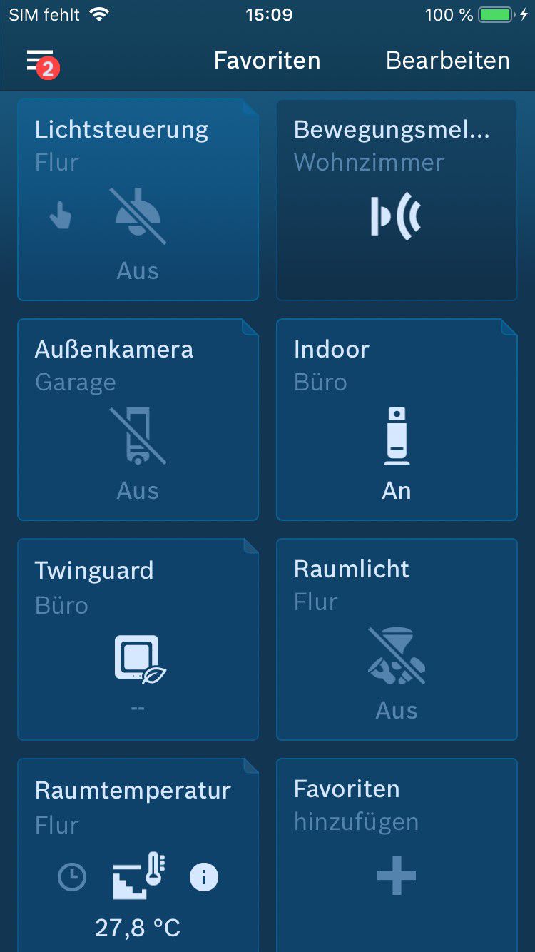 Bosch Smart Home smarte Außenkamera Eyes