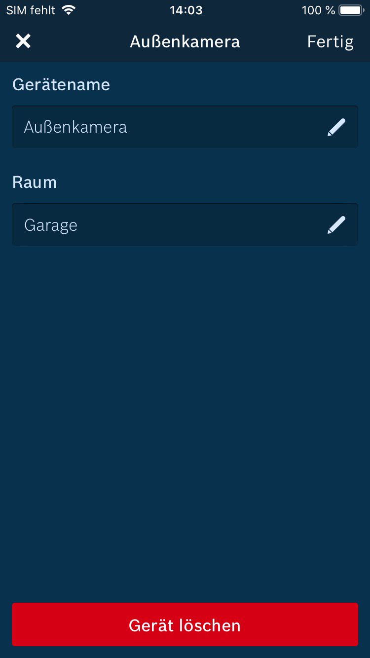Bosch Smart Home smarte Außenkamera Eyes