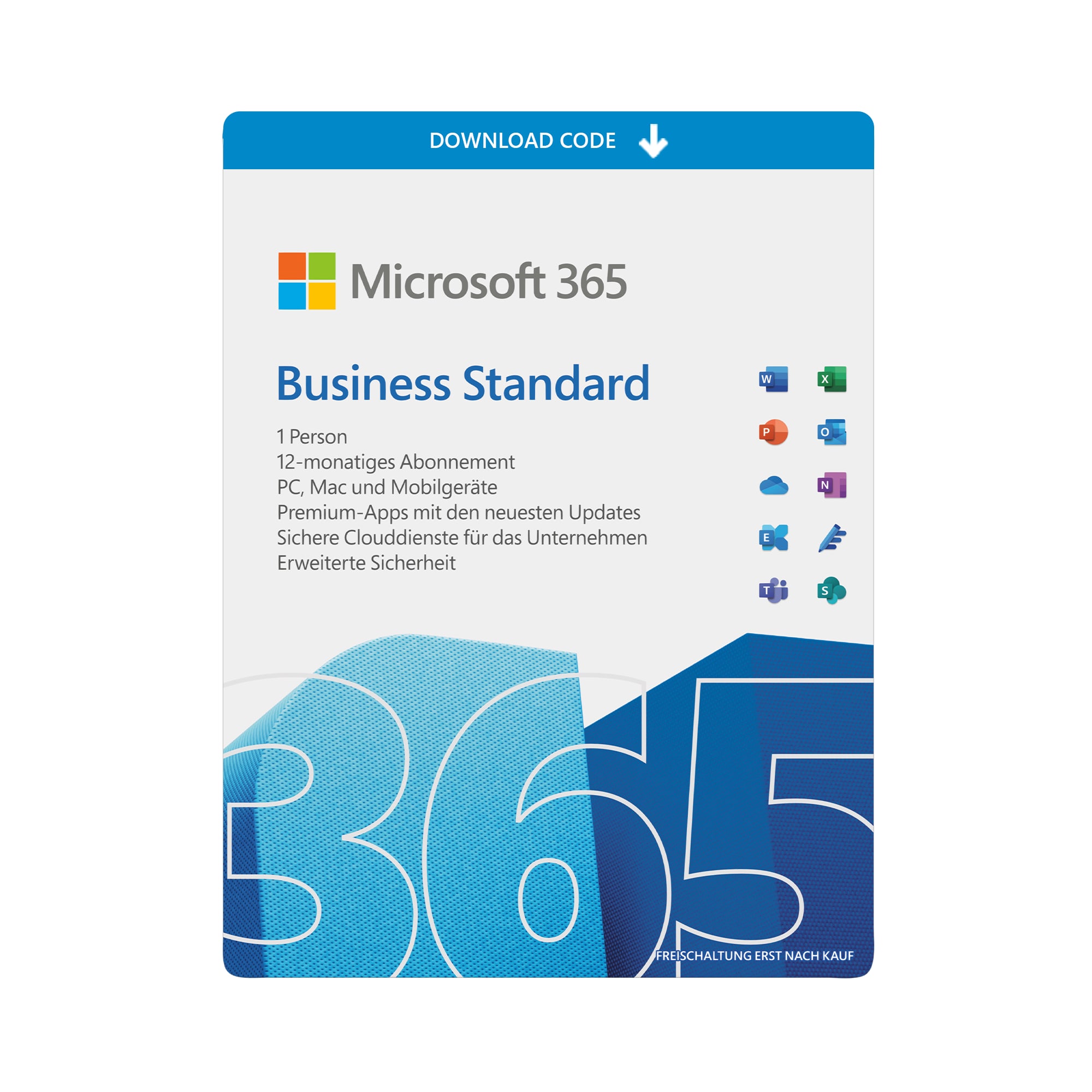Microsoft 365 Business Standard | Download & Produktschlüssel ++ Cyberport | PC-Software