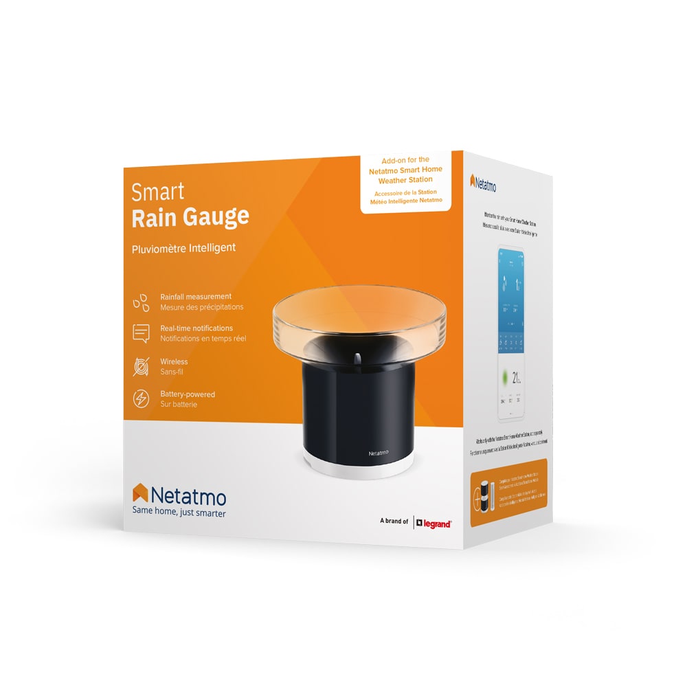 Netatmo Smarter Regenmesser - Zusatzmodul für Wetterstation