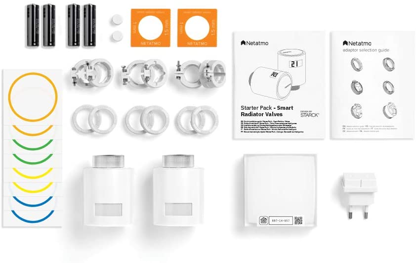 Netatmo Starterpaket "Heizen", 3 x Smartes Thermostat inkl. Relais