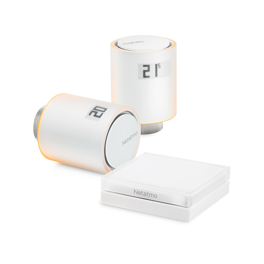 Netatmo Starterpaket "Heizen", 3 x Smartes Thermostat inkl. Relais