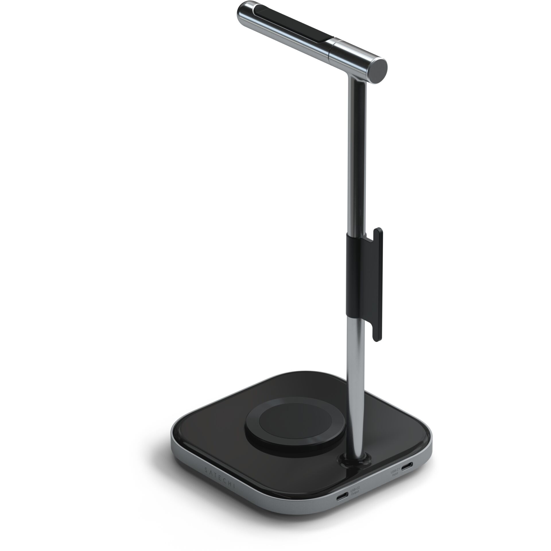 Satechi 2in1 Kopfhörer Stand mit Wireless Charger Space Grau