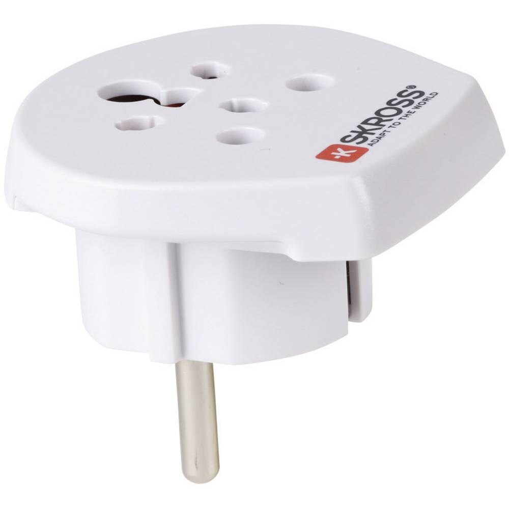 SKROSS Country Adapter India, Israel, Dänemark to Europe (16A) Reiseadapter