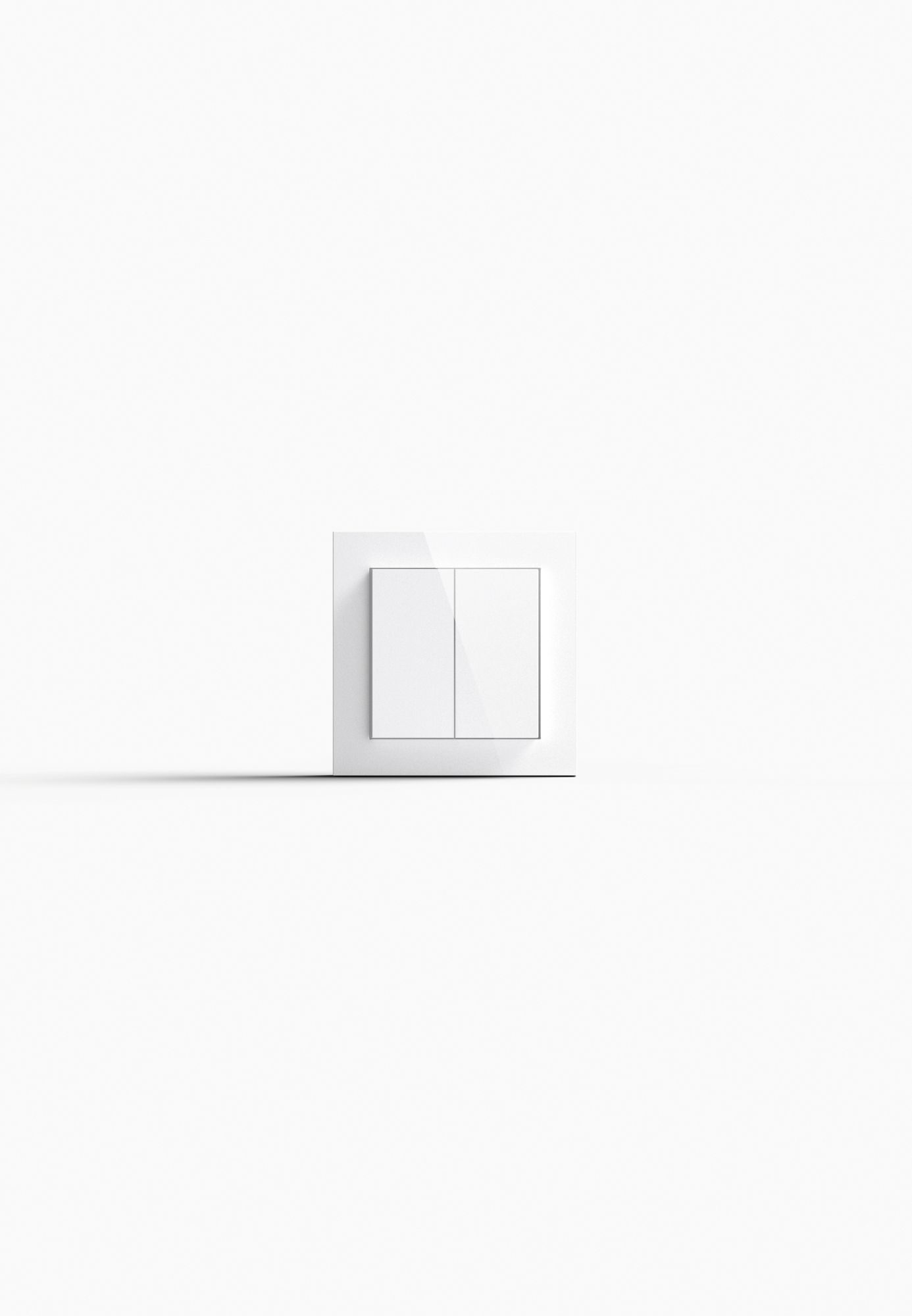 Senic Friends of Hue Switch glanz weiß batterieloser Schalter Homekit-kompatibel