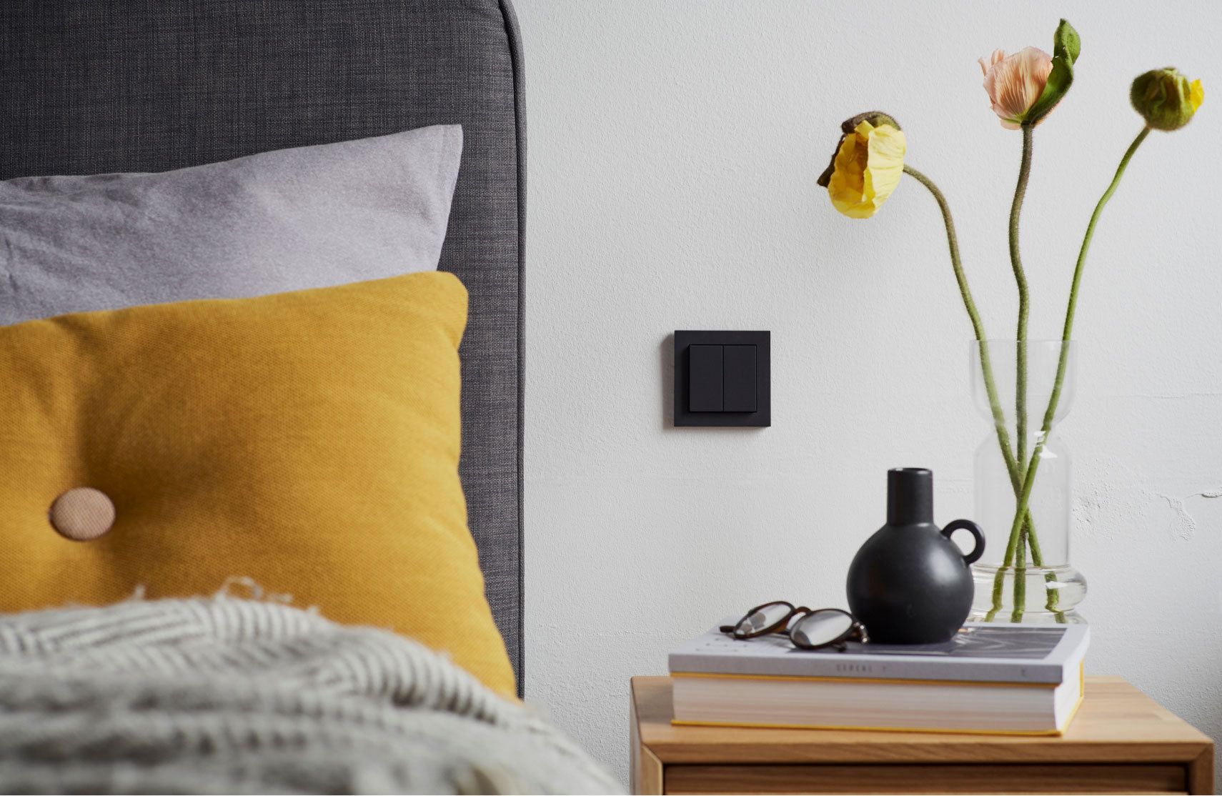 Senic Friends of Hue Switch matt schw. batterieloser Schalter Homekit-kompatibel