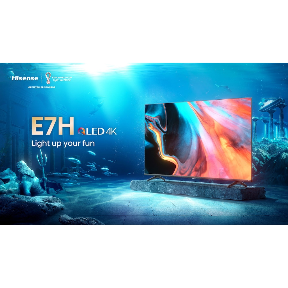 Hisense 43E78HQ 108cm 43" 4K QLED Smart TV Fernseher