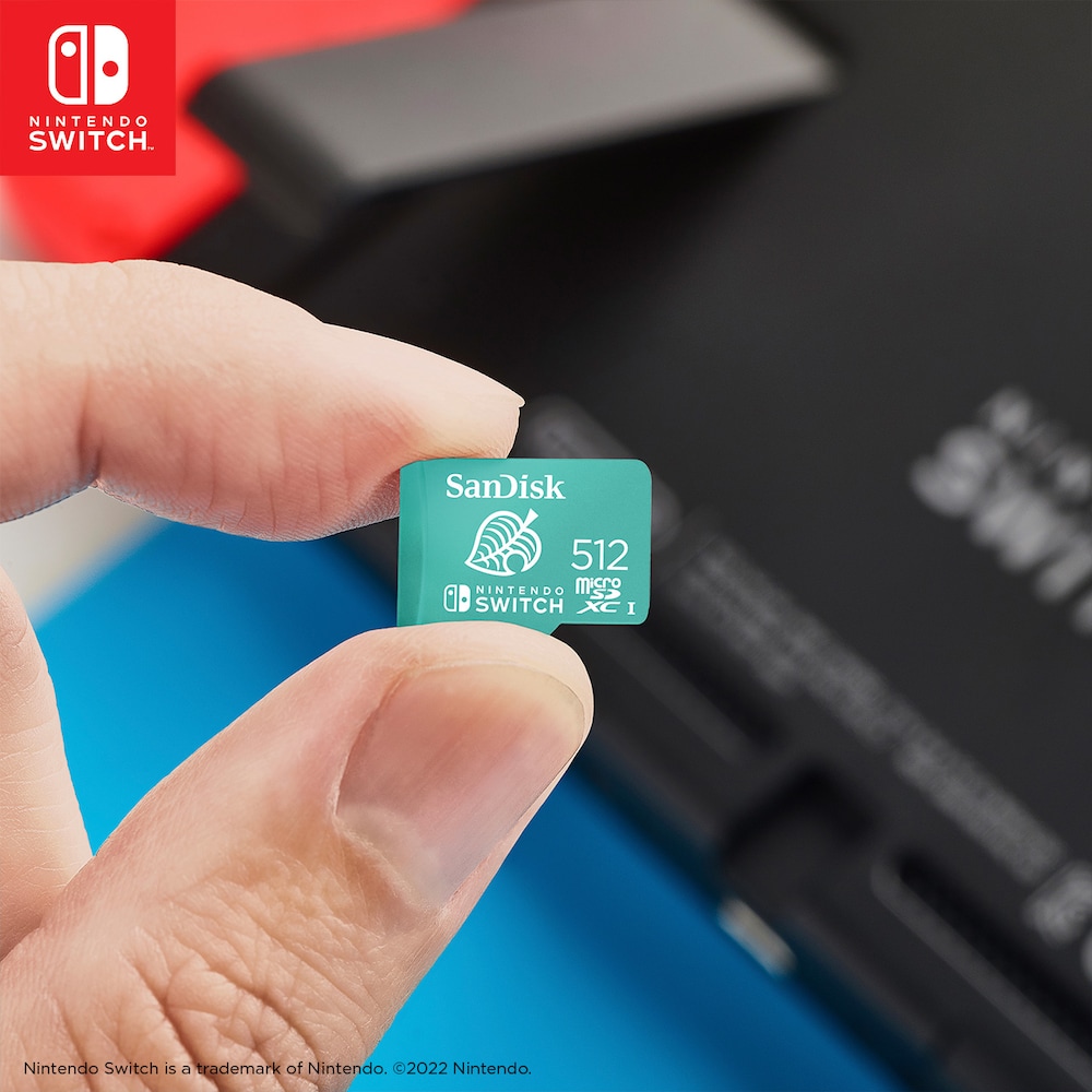SanDisk 512 GB microSDXC Speicherkarte für Nintendo Switch™ blau