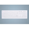 Cherry AK-C8100F-FU1-W/GE Kabellose Tastatur USB weiß (Wischdesinektion)