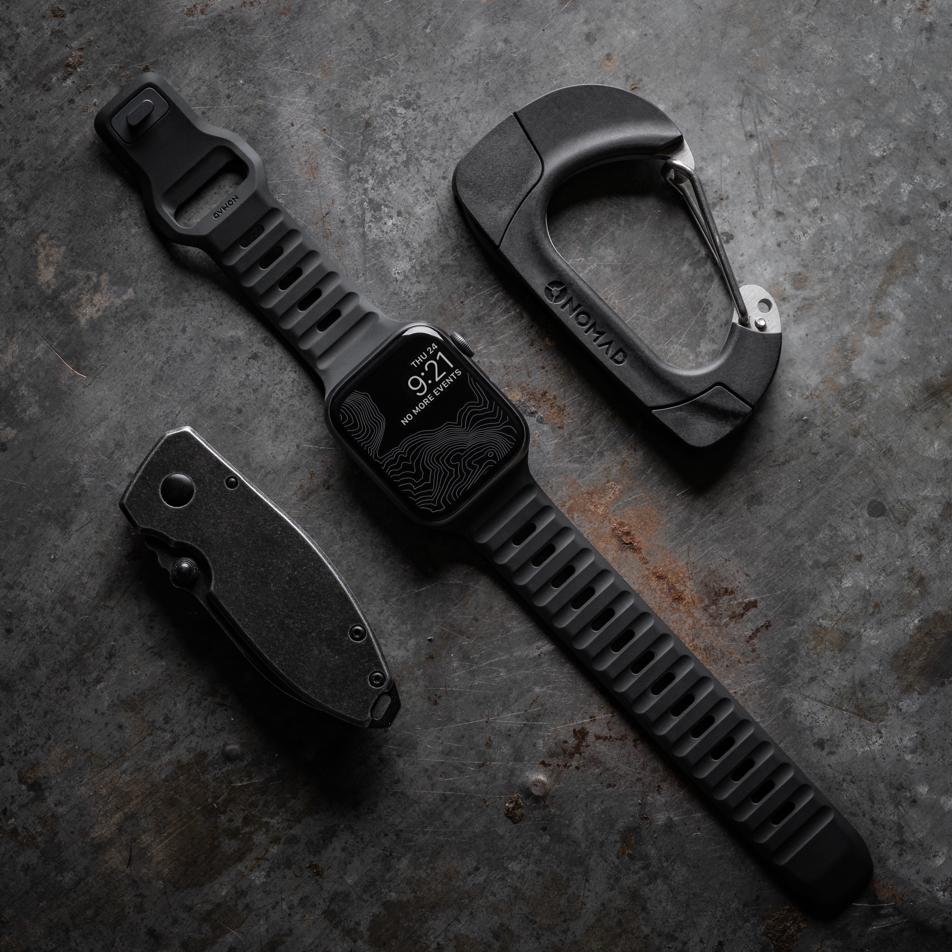 Nomad Sport Armband V2 41mm/40mm/38mm Schwarz