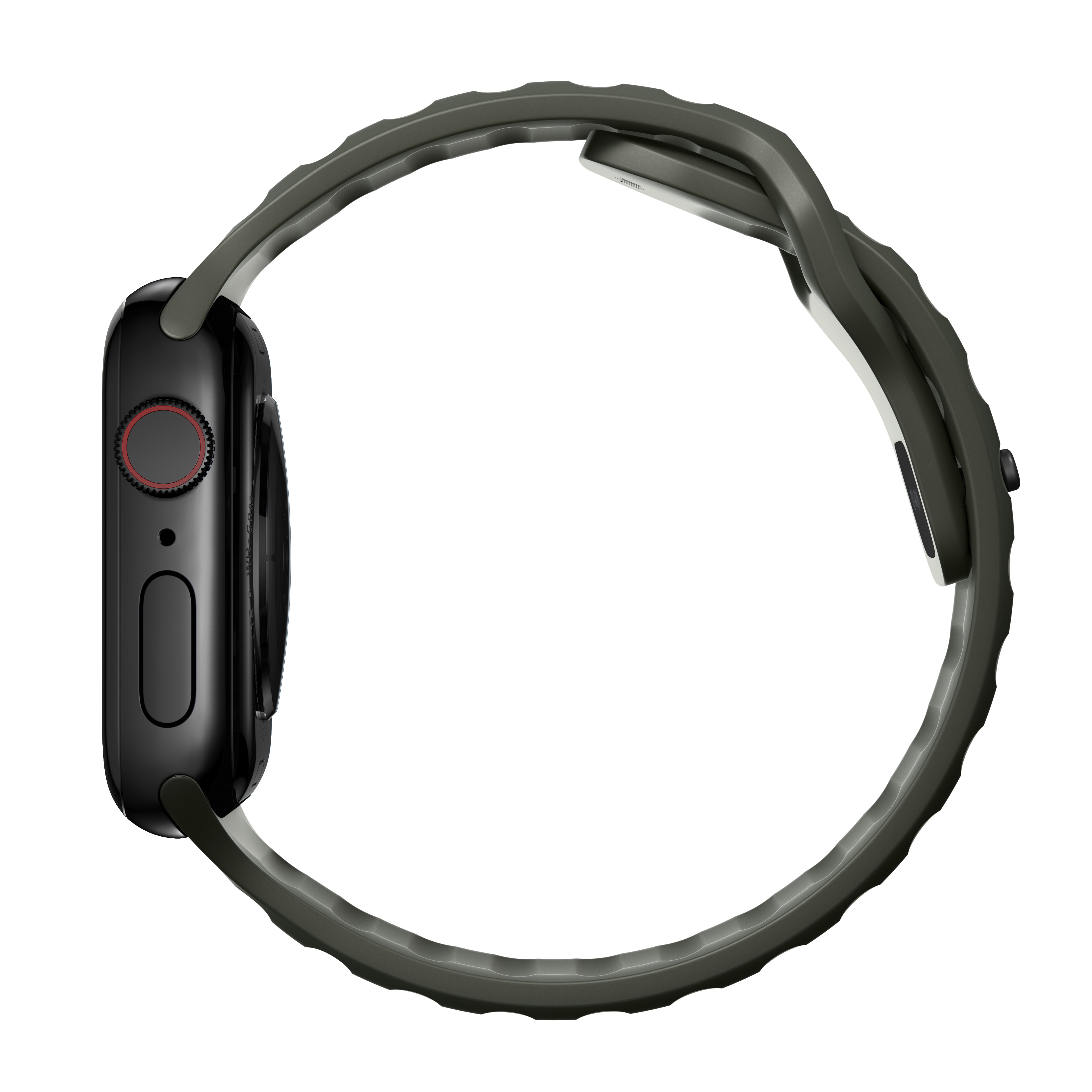 Nomad Sport Armband V2 45mm/44mm/42mm Asche Grün