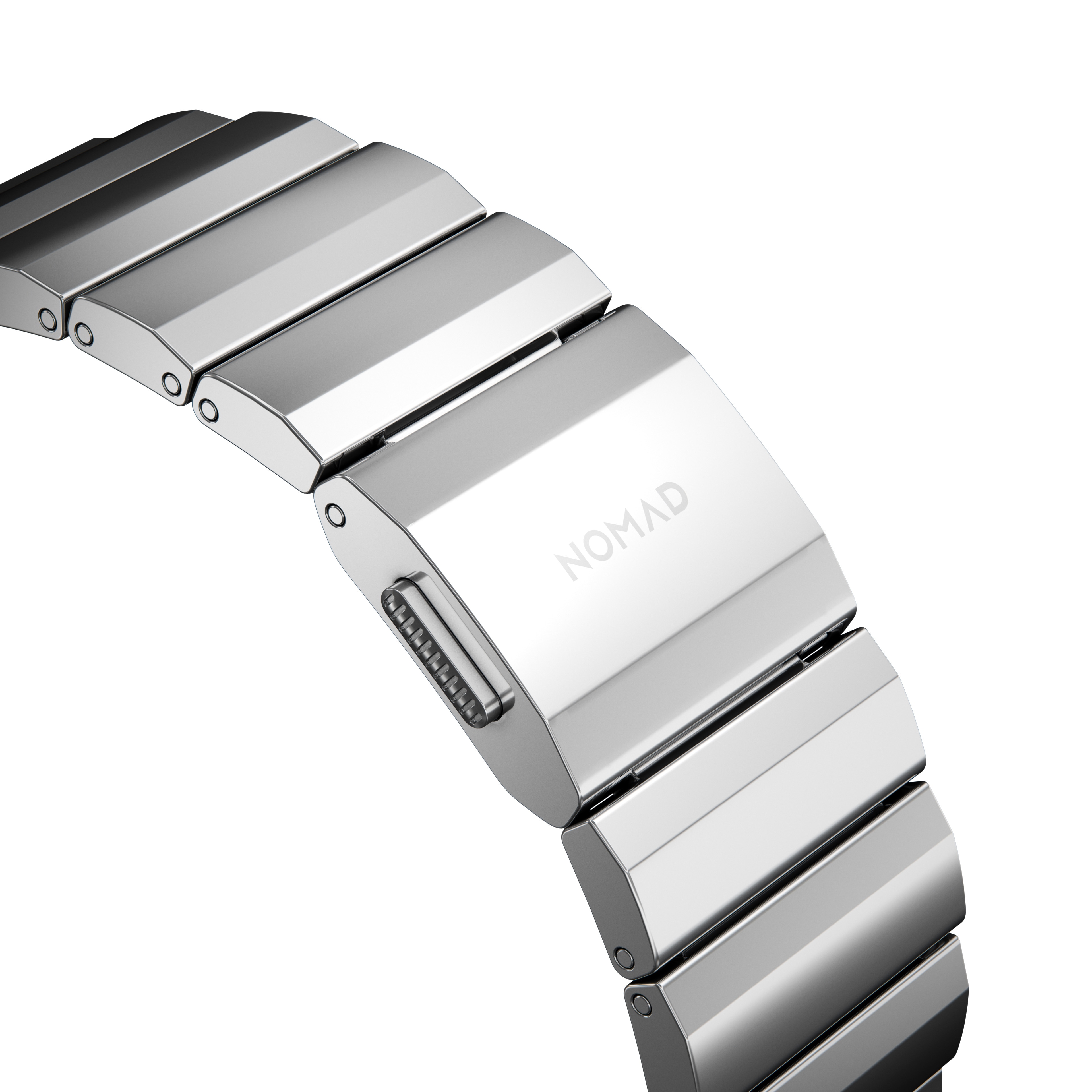 Nomad Armband Stainless Steel Silber V2 42/44 mm