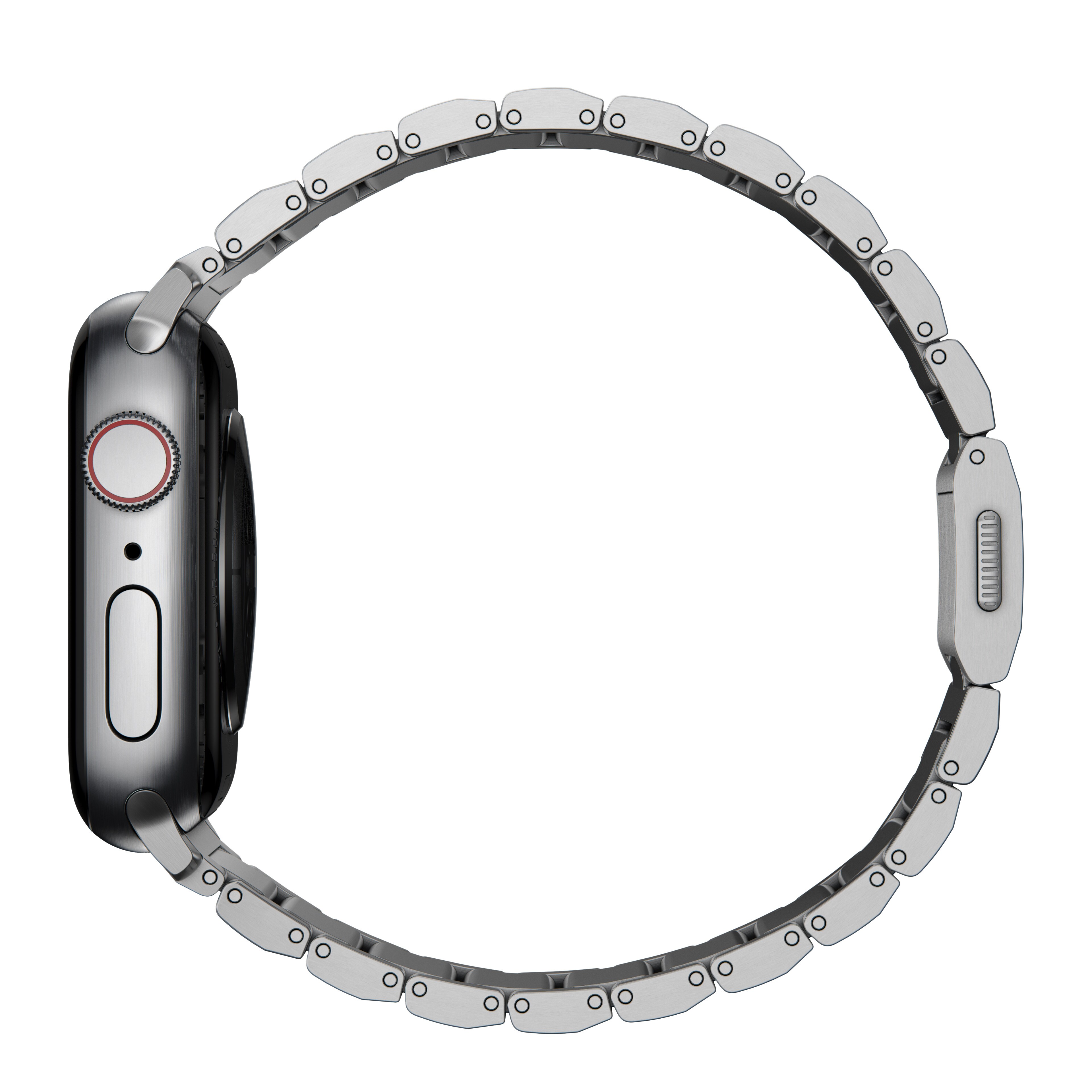 Nomad Armband Titanium Silber V2 42/44 mm