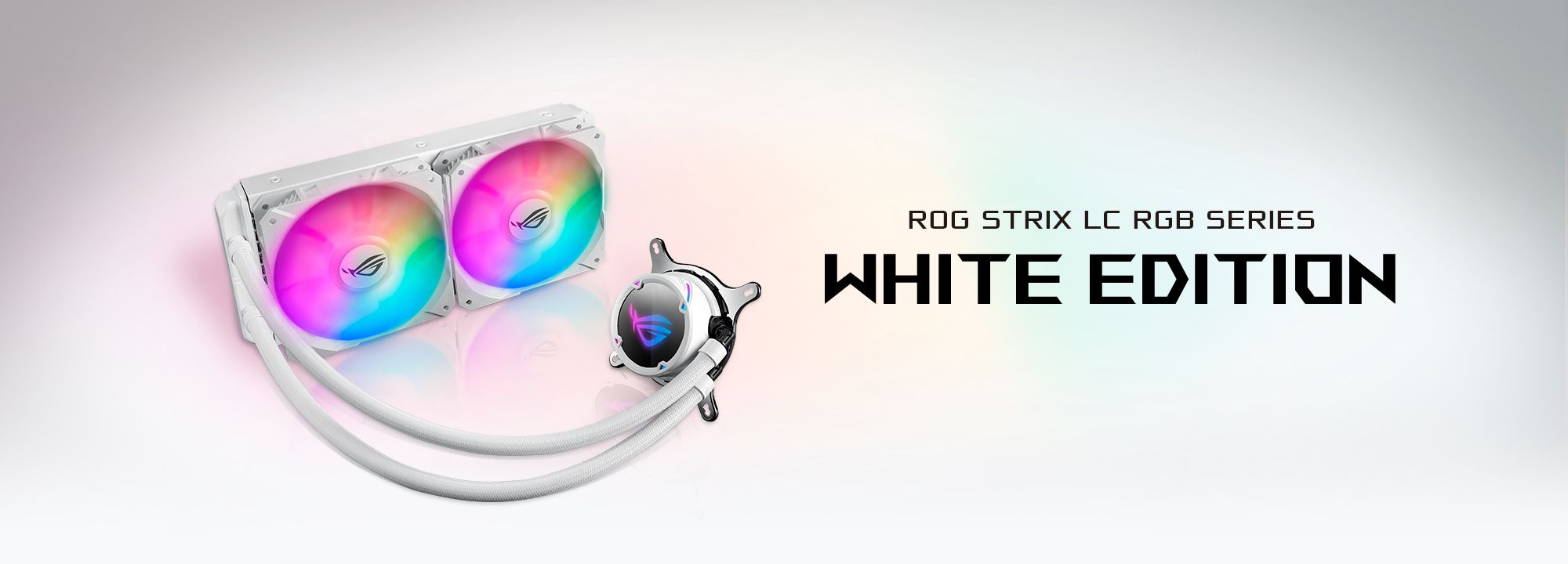 ASUS ROG Strix LC 240 RGB White Komplettwasserkühlung für AMD und Intel CPUs