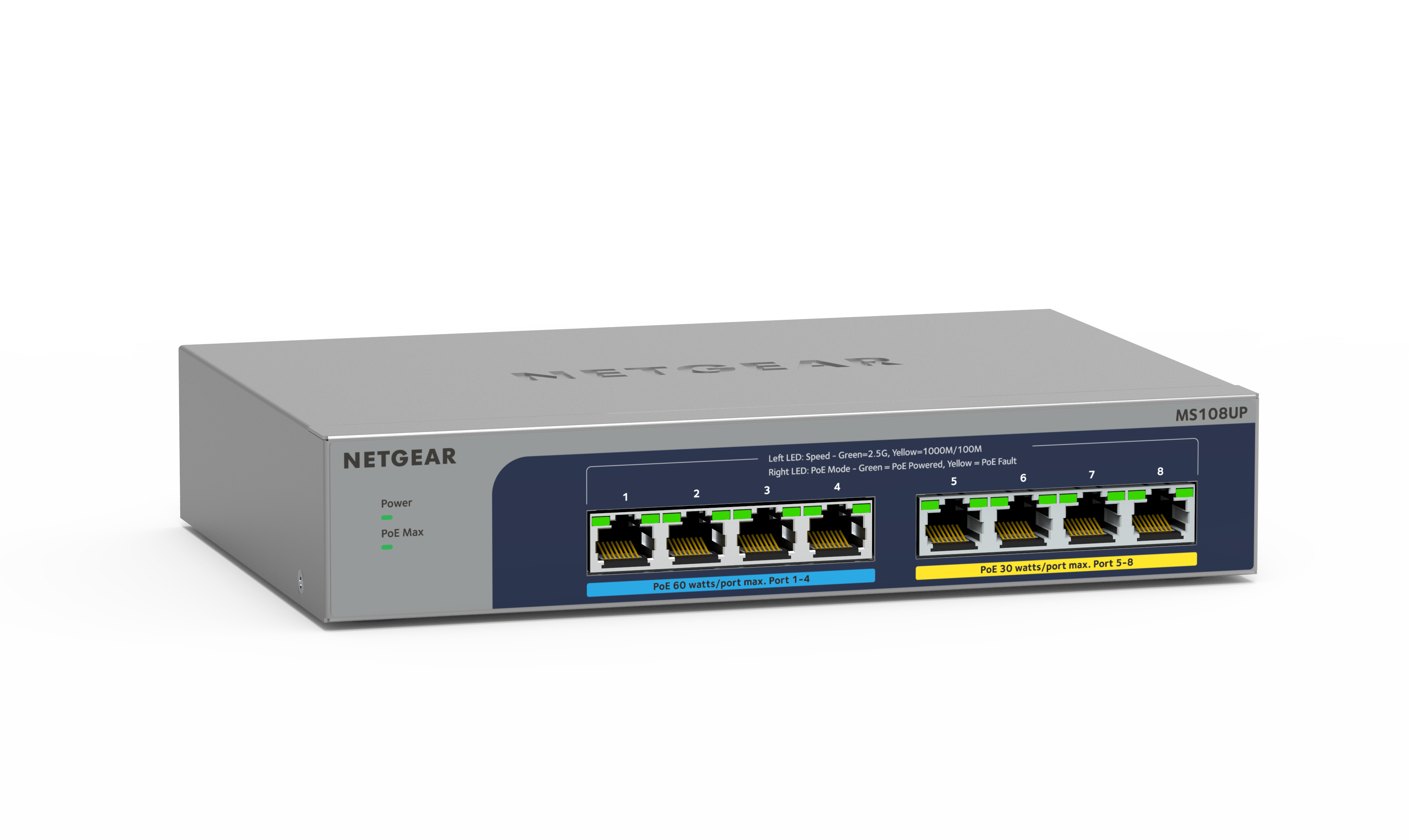 Netgear Plus MS108UP 8 Port unmanaged Switch