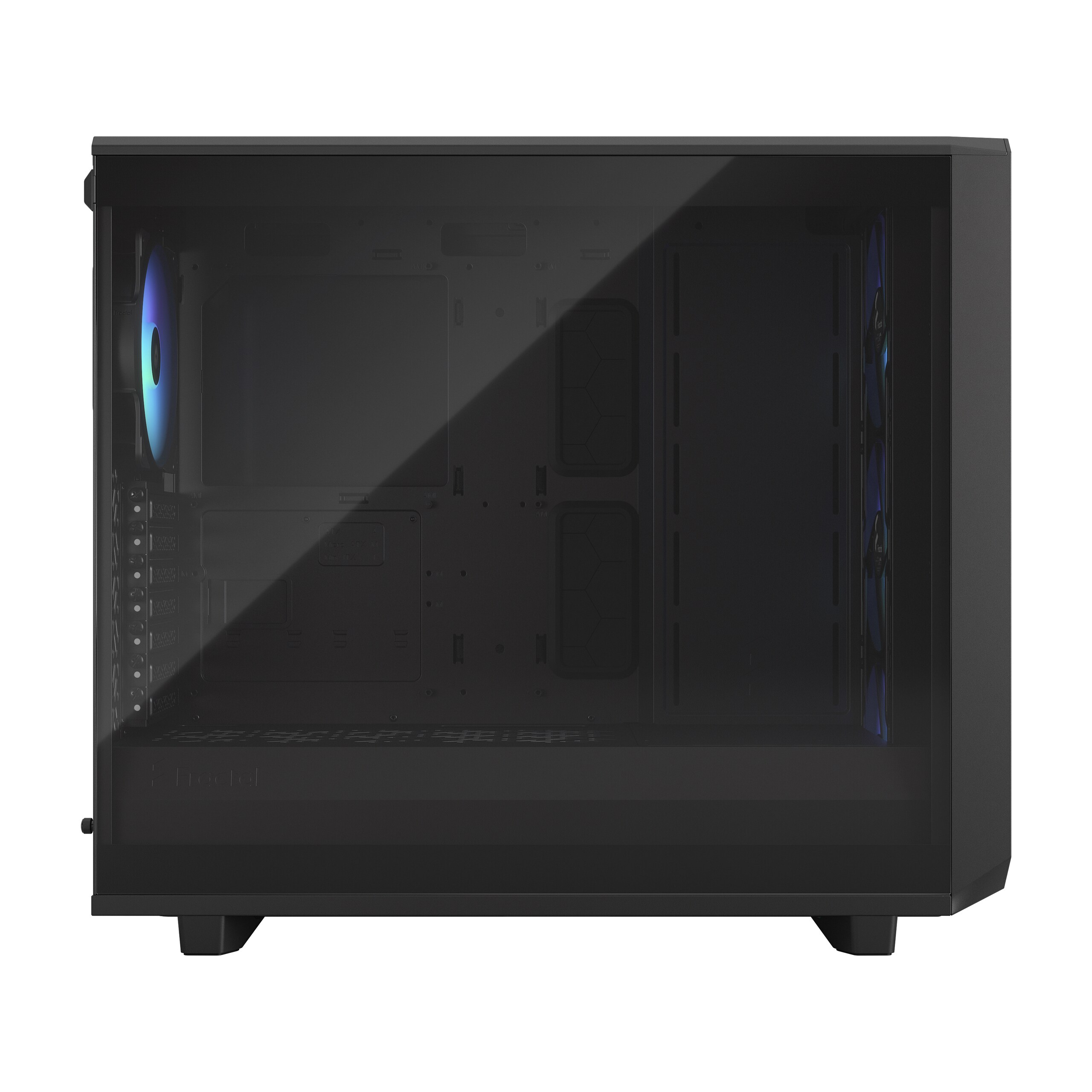 Fractal Design Meshify 2 Lite RGB Black TG Light Tint ATX Gaming Gehäuse Fenster