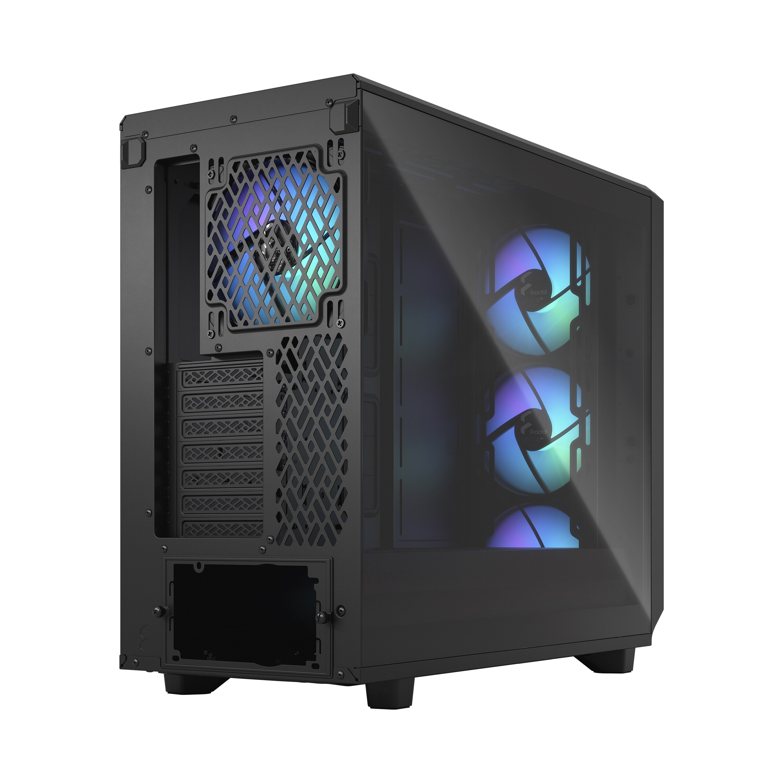 Fractal Design Meshify 2 Lite RGB Black TG Light Tint ATX Gaming Gehäuse Fenster