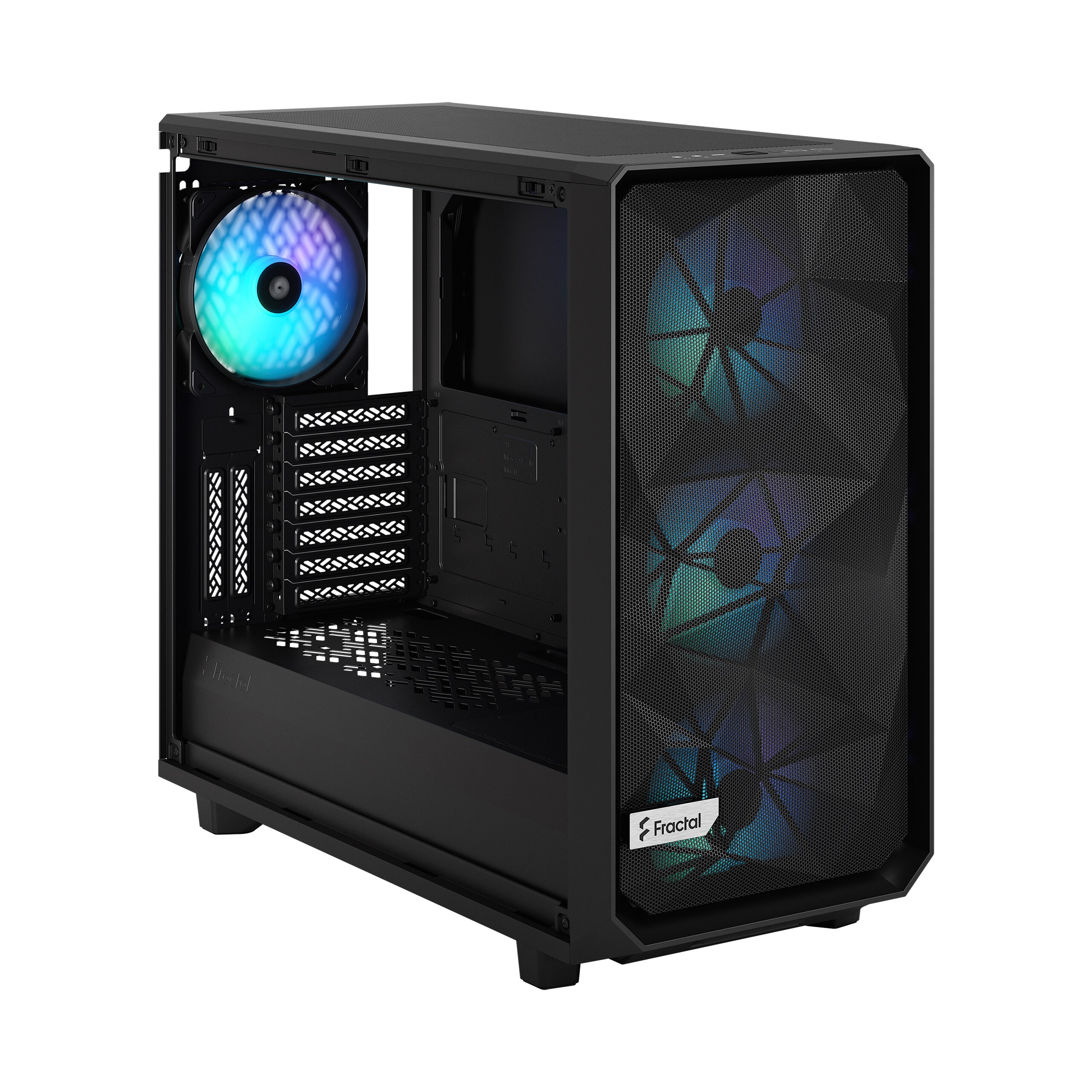 Fractal Design Meshify 2 RGB Black TG Light Tint Gaming Gehäuse mit Fenster