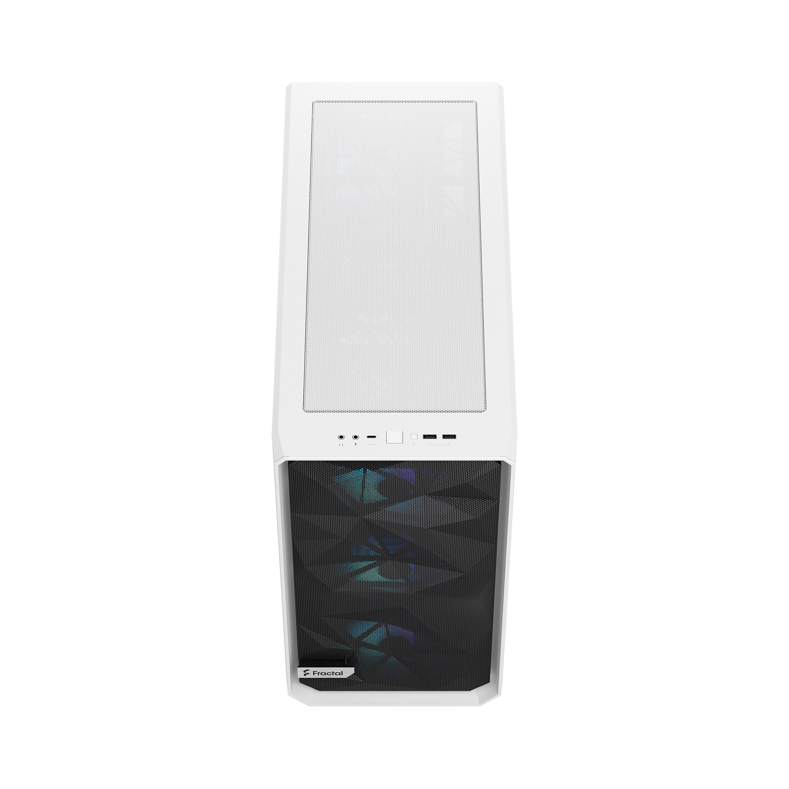 Fractal Design Meshify 2 RGB White TG Clear Tint Gaming Gehäuse mit Fenster