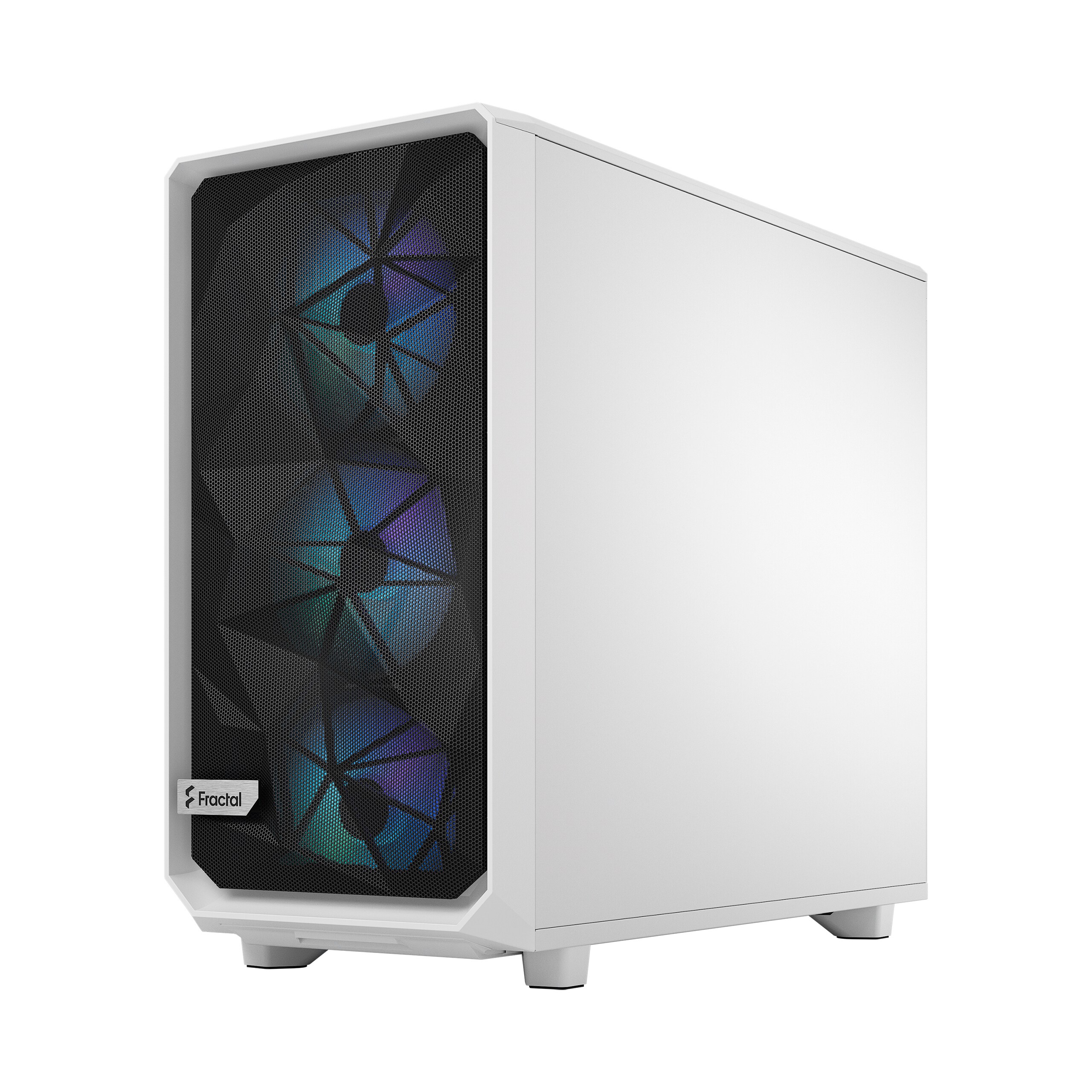 Fractal Design Meshify 2 RGB White TG Clear Tint Gaming Gehäuse mit Fenster