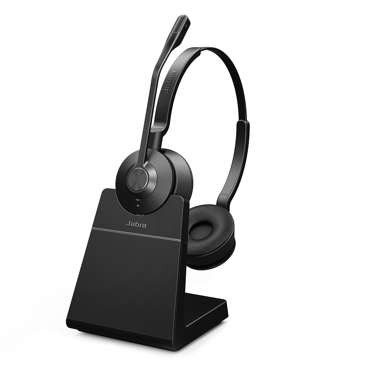 Jabra Engage 55 MS drahtloses Stereo On Ear Headset USB-A mit Basisstation