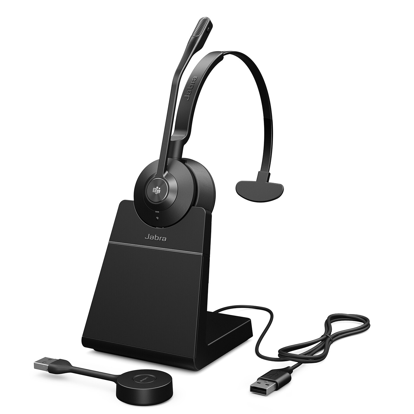 Jabra Engage 55 MS drahtloses Mono On Ear Headset USB-A mit Ladestation