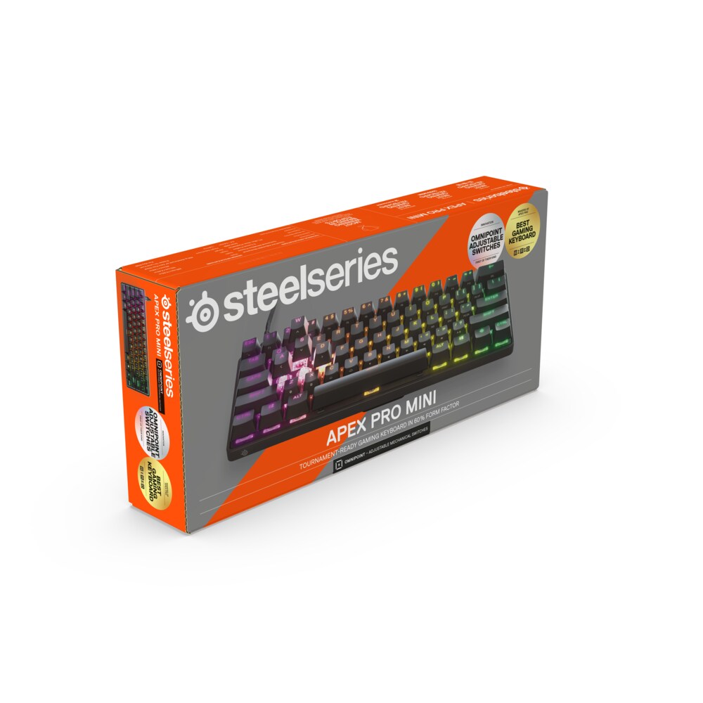 Cyberport Pro Apex Mini Mechanische Tastatur ++ 64822 Gaming RGB Kabelgebundende SteelSeries