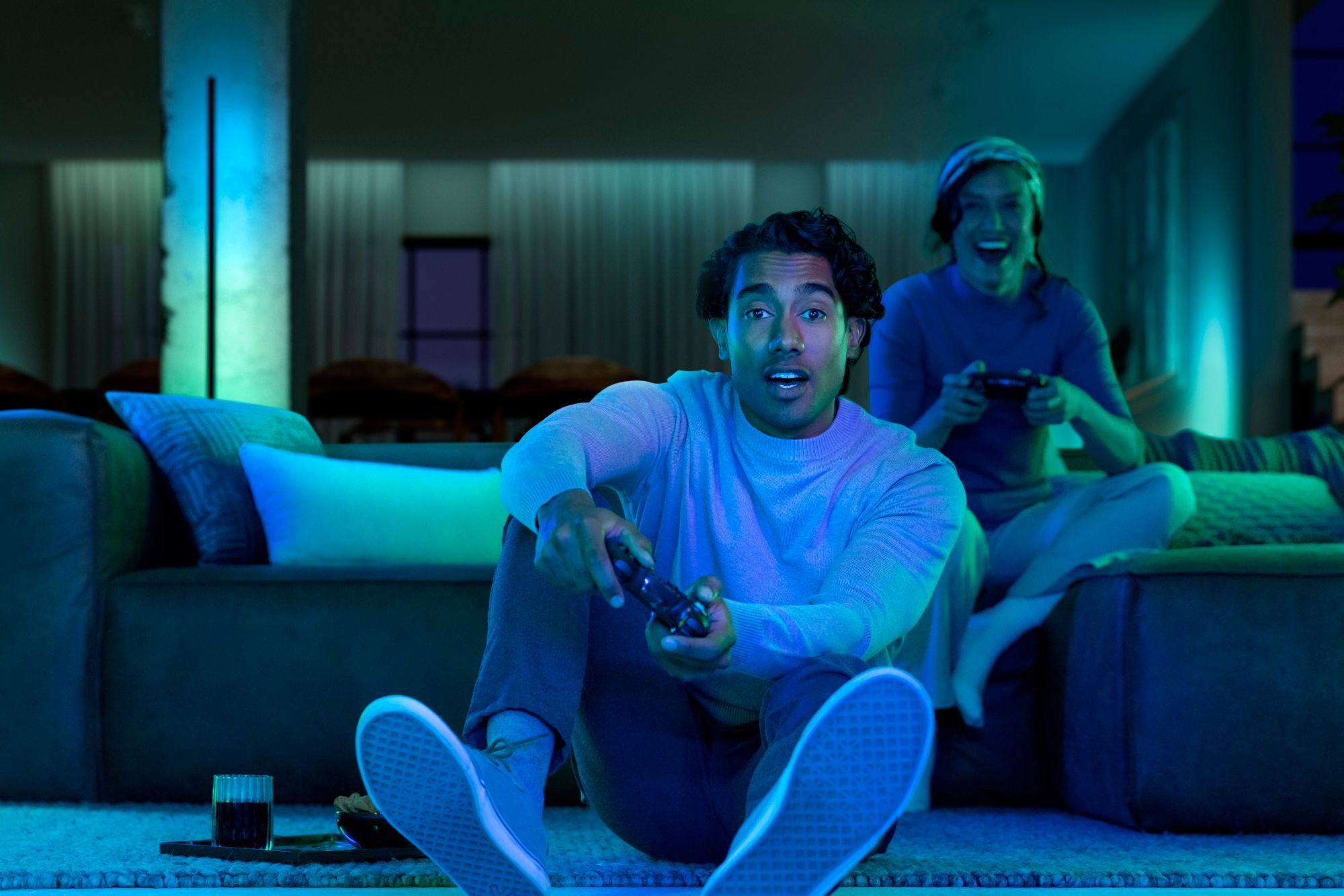 Philips Hue Gradient Signe Tischleuchte schwarz