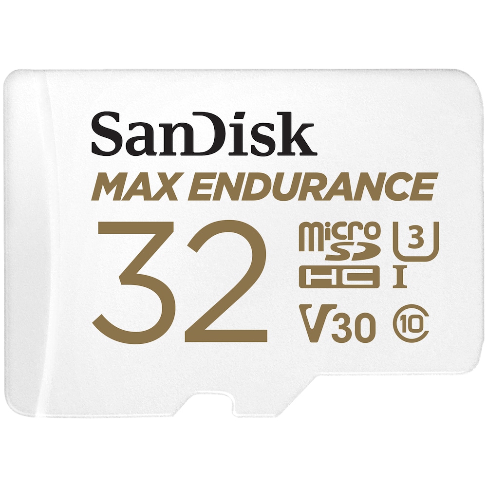 SanDisk Max Endurance microSDHC 32 GB Speicherkarte Kit