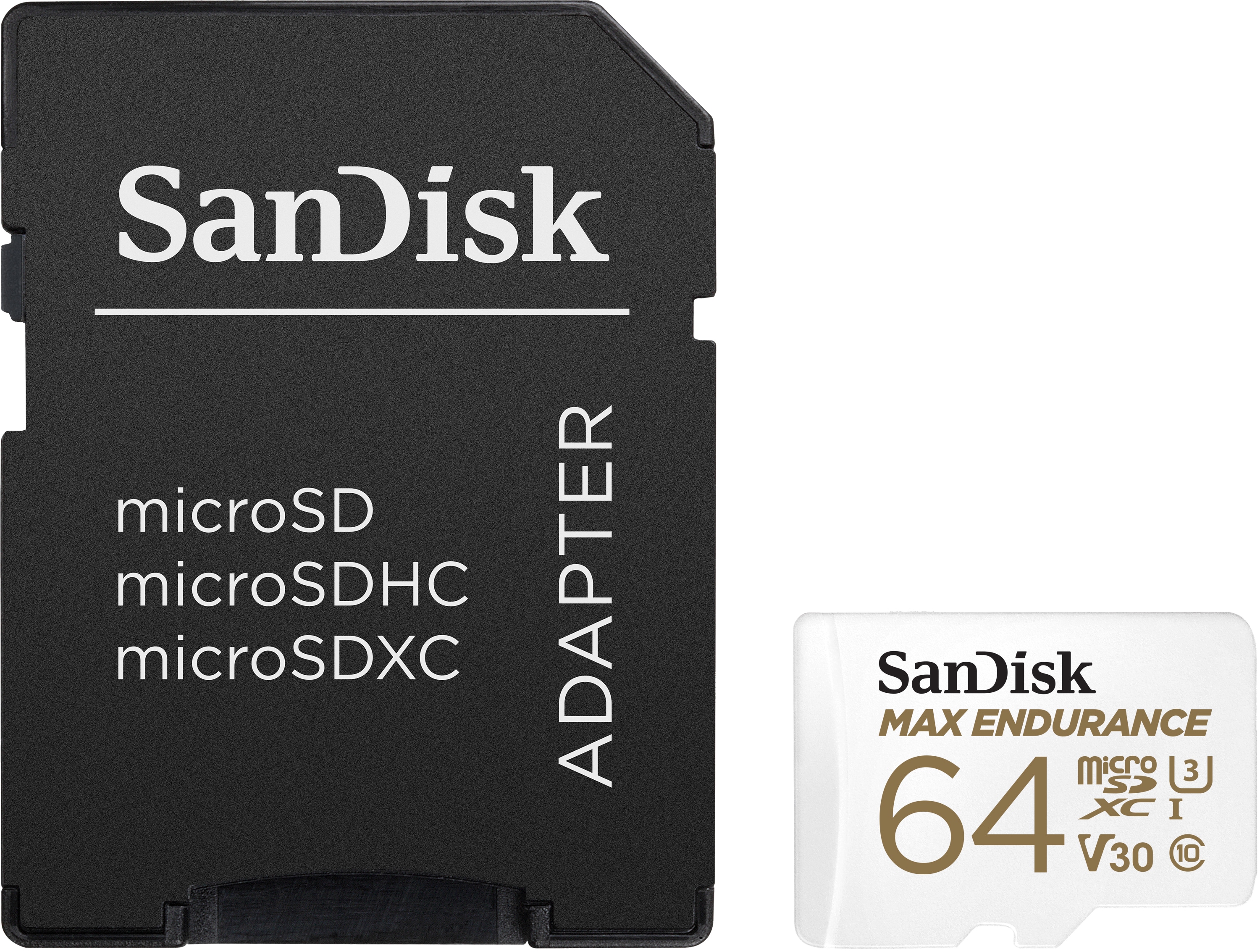 SanDisk Max Endurance microSDXC 64 GB Speicherkarte Kit