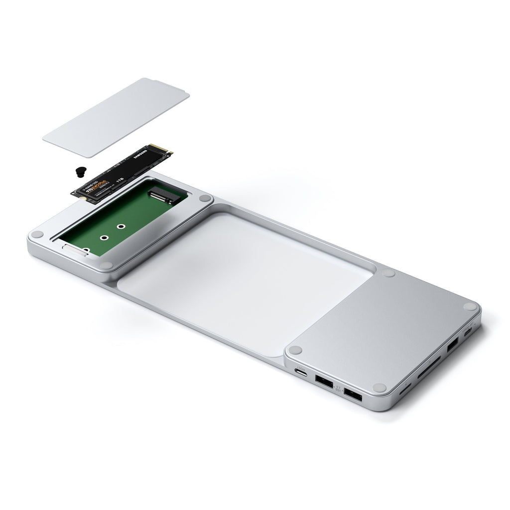 Satechi USB-C Slim Dock für 24” iMac Silber