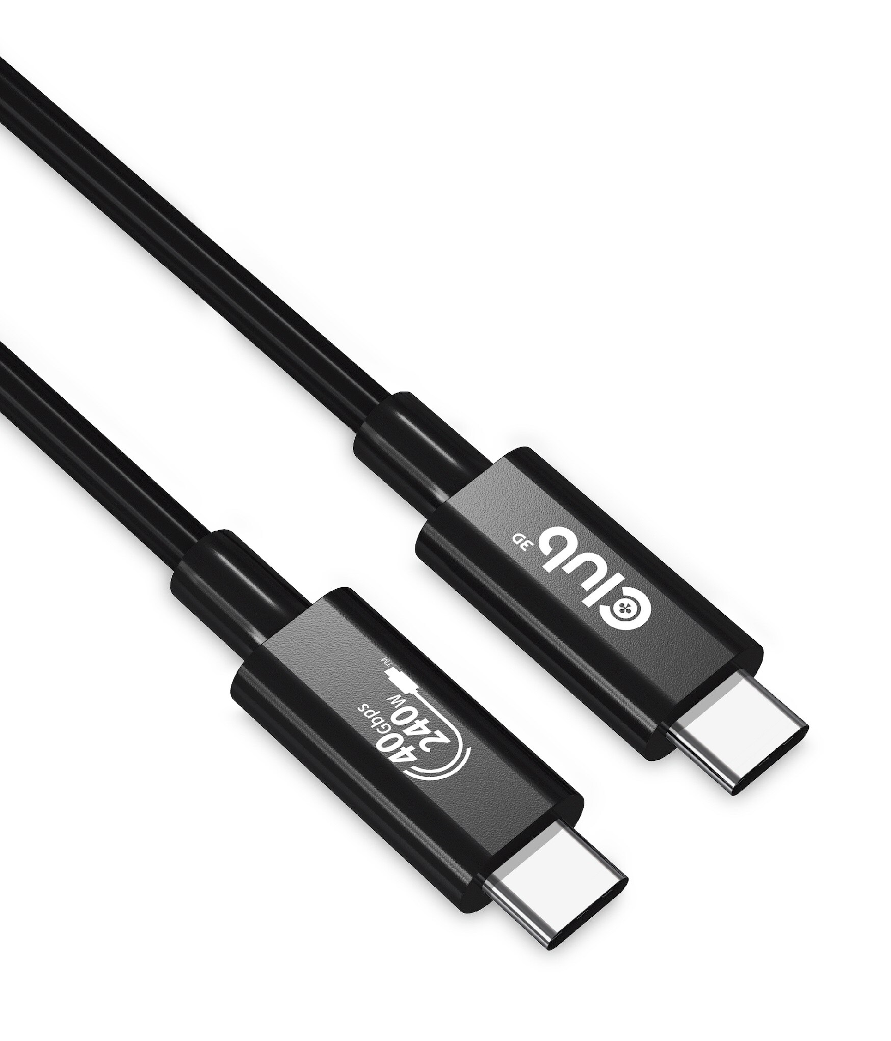 Club 3D USB4 Gen3x2 Typ-C Bi-Direktionales USB-IF Zertifiziertes Kabel 8K60Hz