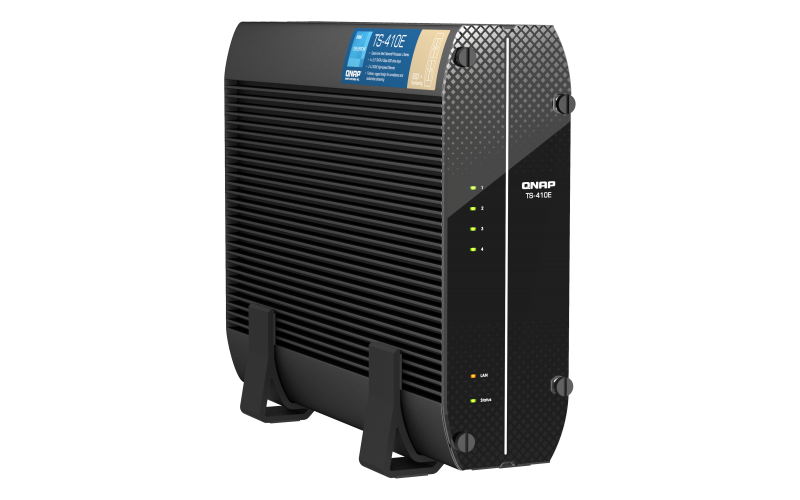 QNAP TS-410E-8G NAS System 4-Bay lüfterlos HDMI