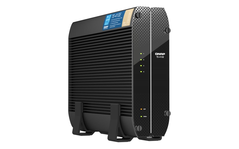 QNAP TS-410E-8G NAS System 4-Bay lüfterlos HDMI