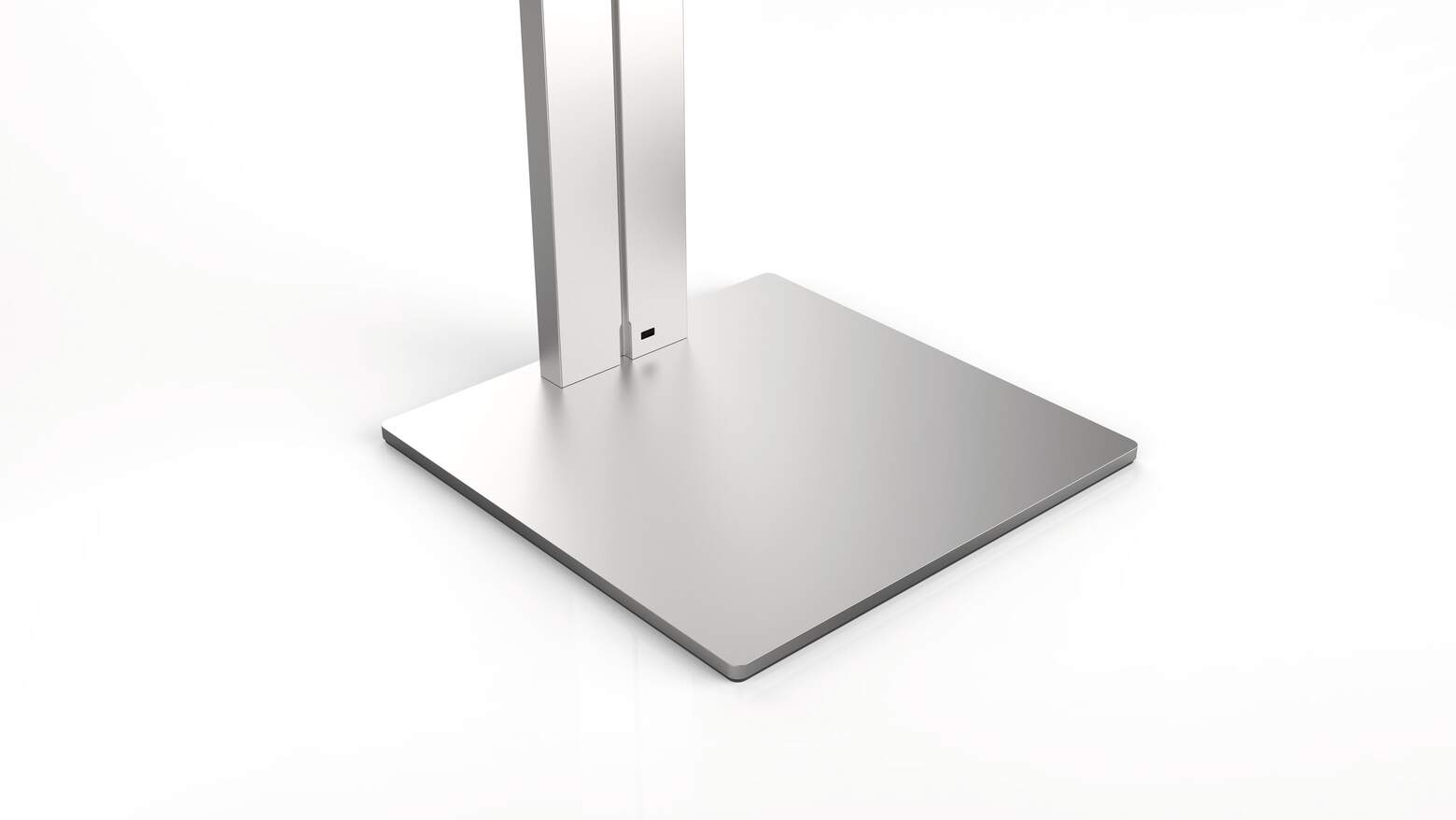 DURABLE Bodenständer Tablet Holder Table Floor metallic silber 893223