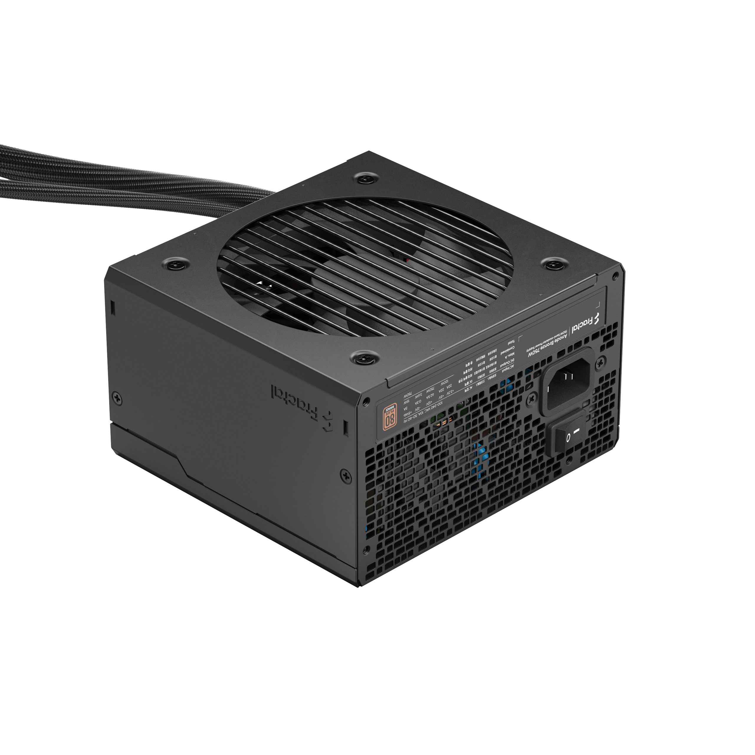 Fractal Design Anode 750 Watt Netzteil 80+ Bronze ATX 2.52