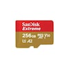 SanDisk Extreme 256GB microSDXC Speicherkarte (190 MB/s,A2,Class 10,U3,V30)