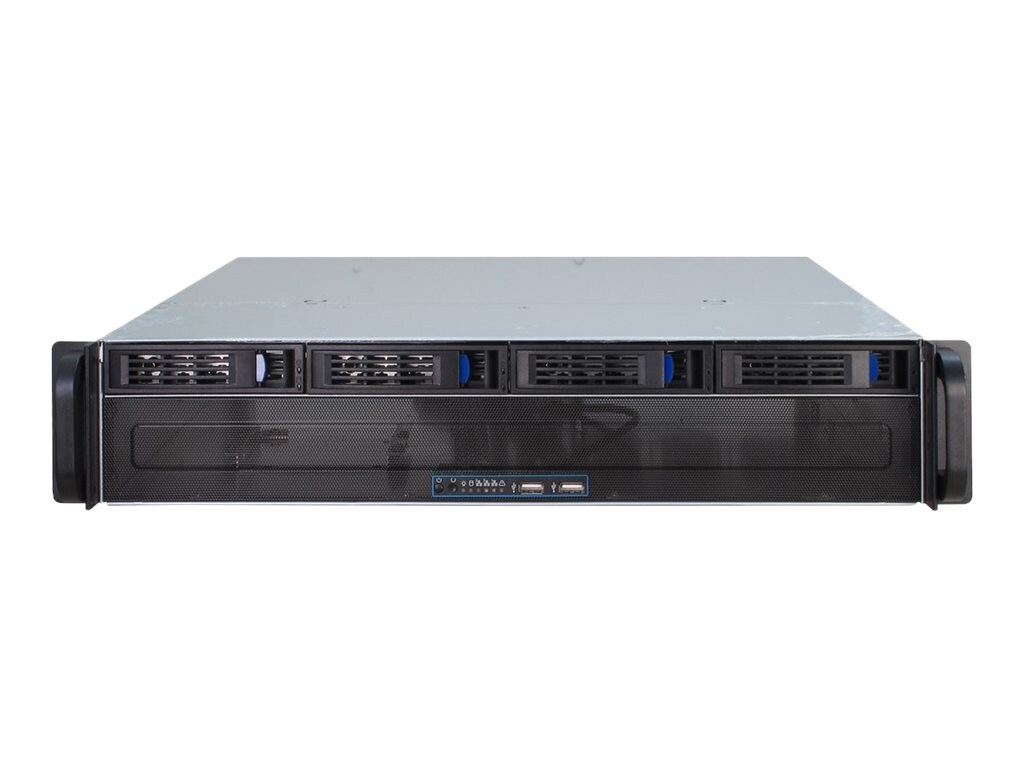 Inter-Tech IPC 2U-2404L 19" Rack Server Gehäuse 2HE