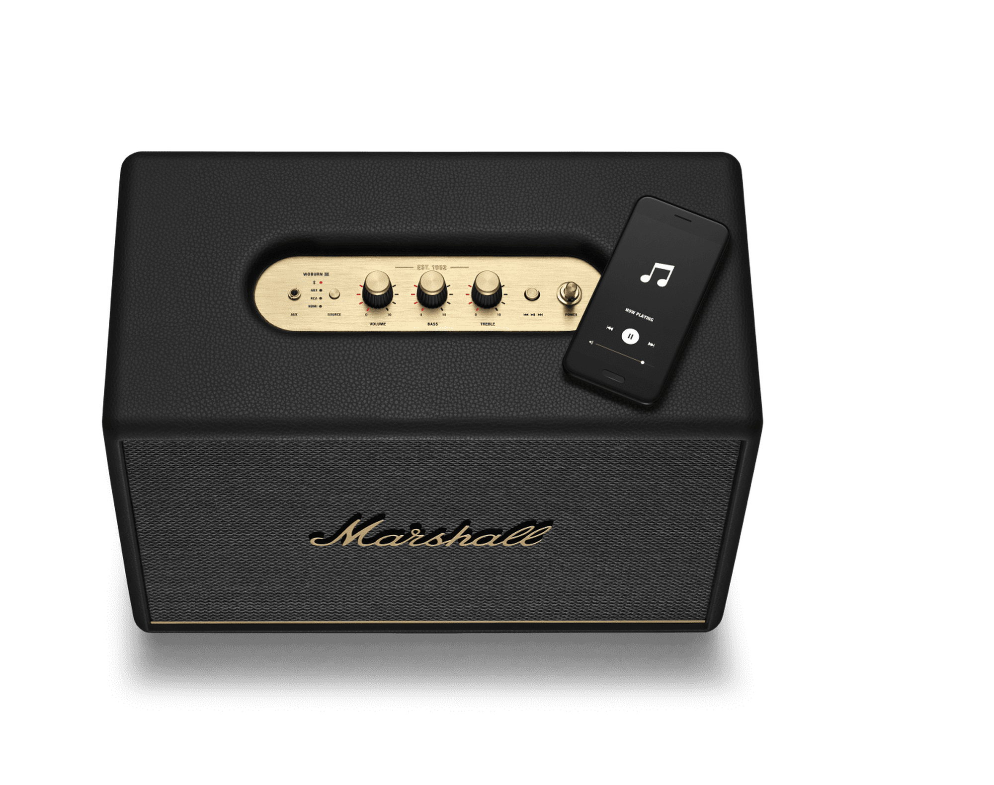 Marshall WOBURN BT II schwarz Bluetooth Lautsprecher