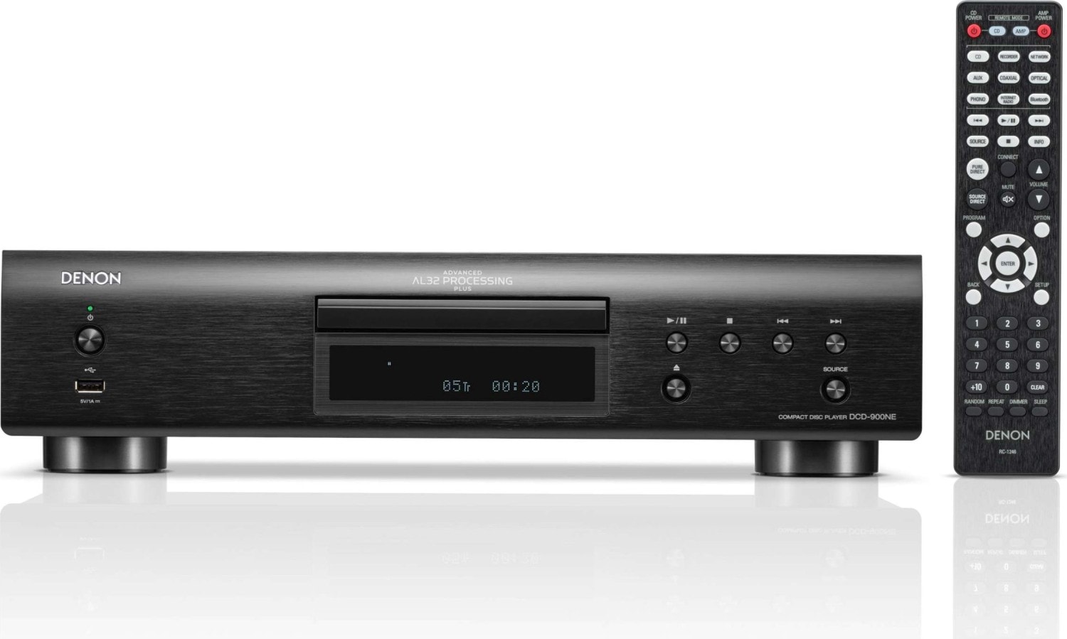 Denon DCD-900NE CD-Player mit AL32 Processing Plus, schwarz