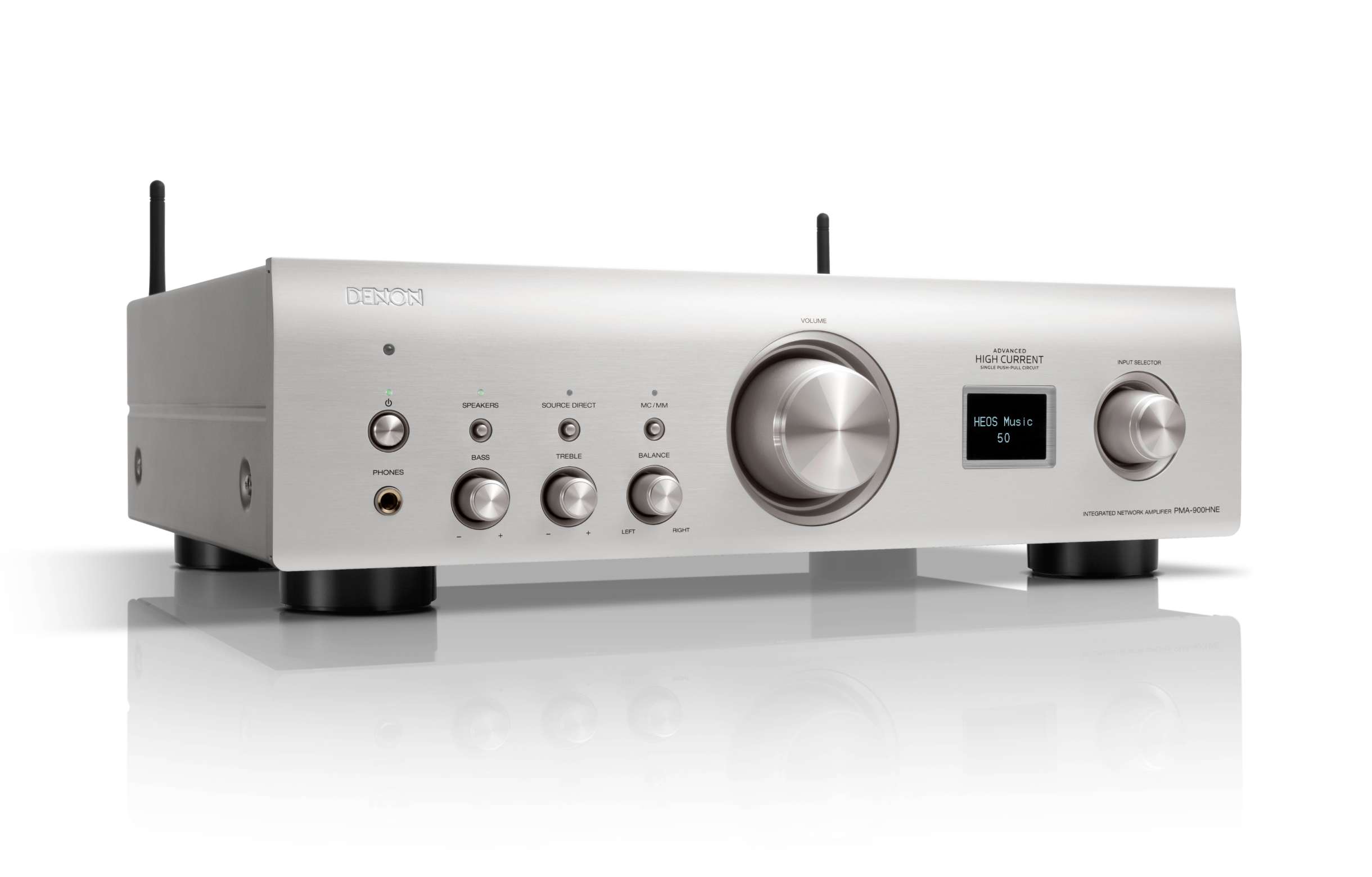 Denon PMA-900HNE Stereo-Netzwerk-Receiver silber 160W/Kanal HEOS/AirPlay/Alexa